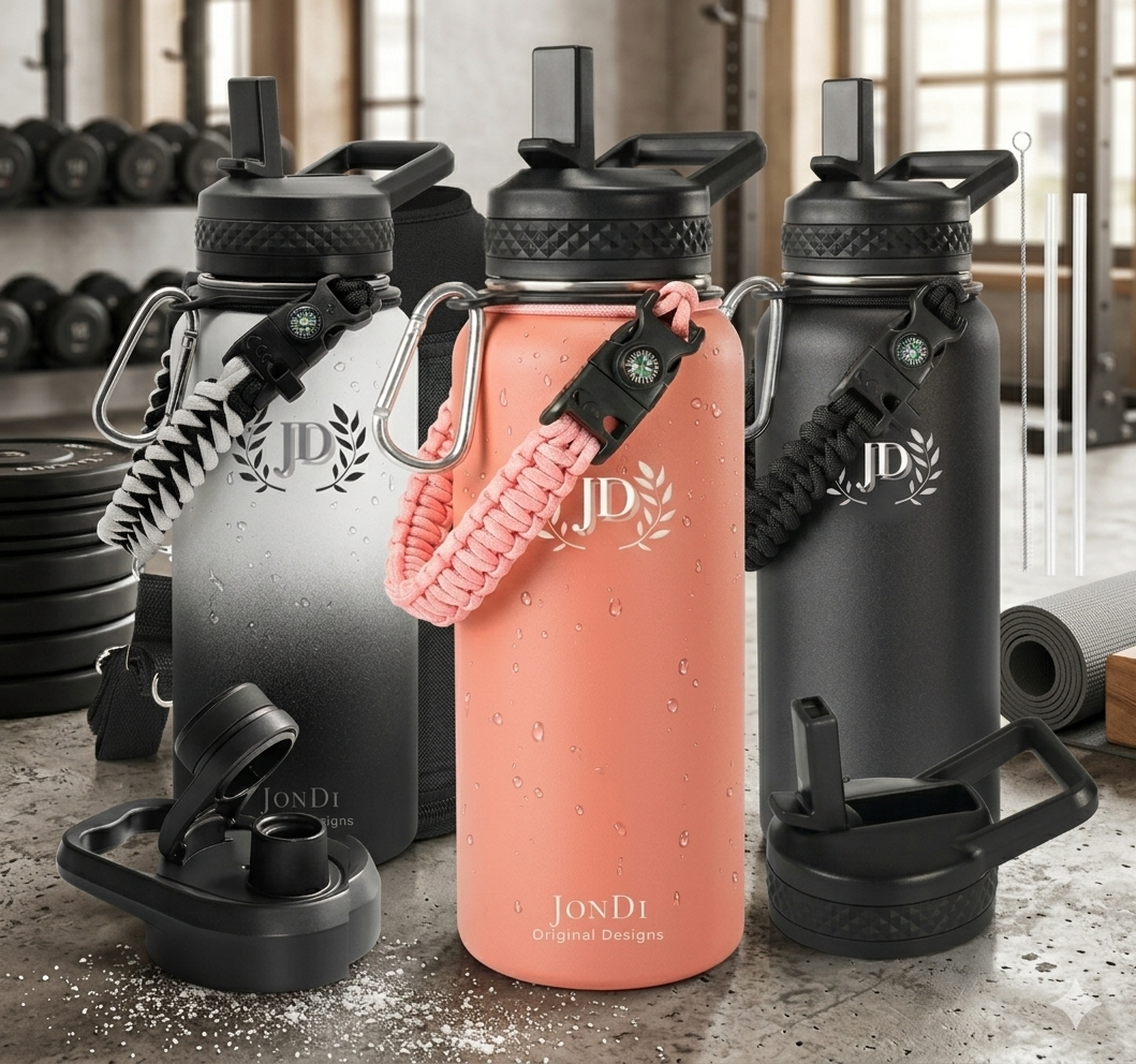 Botella Premium ATHRON Pro Kit | Incluye Funda, Correa y Accesorios