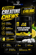 Muscletech Creatine Chews 90 Tabletas Masticables | Creatina Monohidratada | 3 g por porción