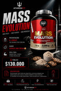 Mass Evolution 6 lb Cookies & Cream | Ganador de Peso y Masa Muscular | EliteFit