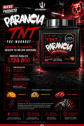 Paranoia TNT Pre-Workout 480 g | 24 Servicios | Pre Entreno Alta Intensidad