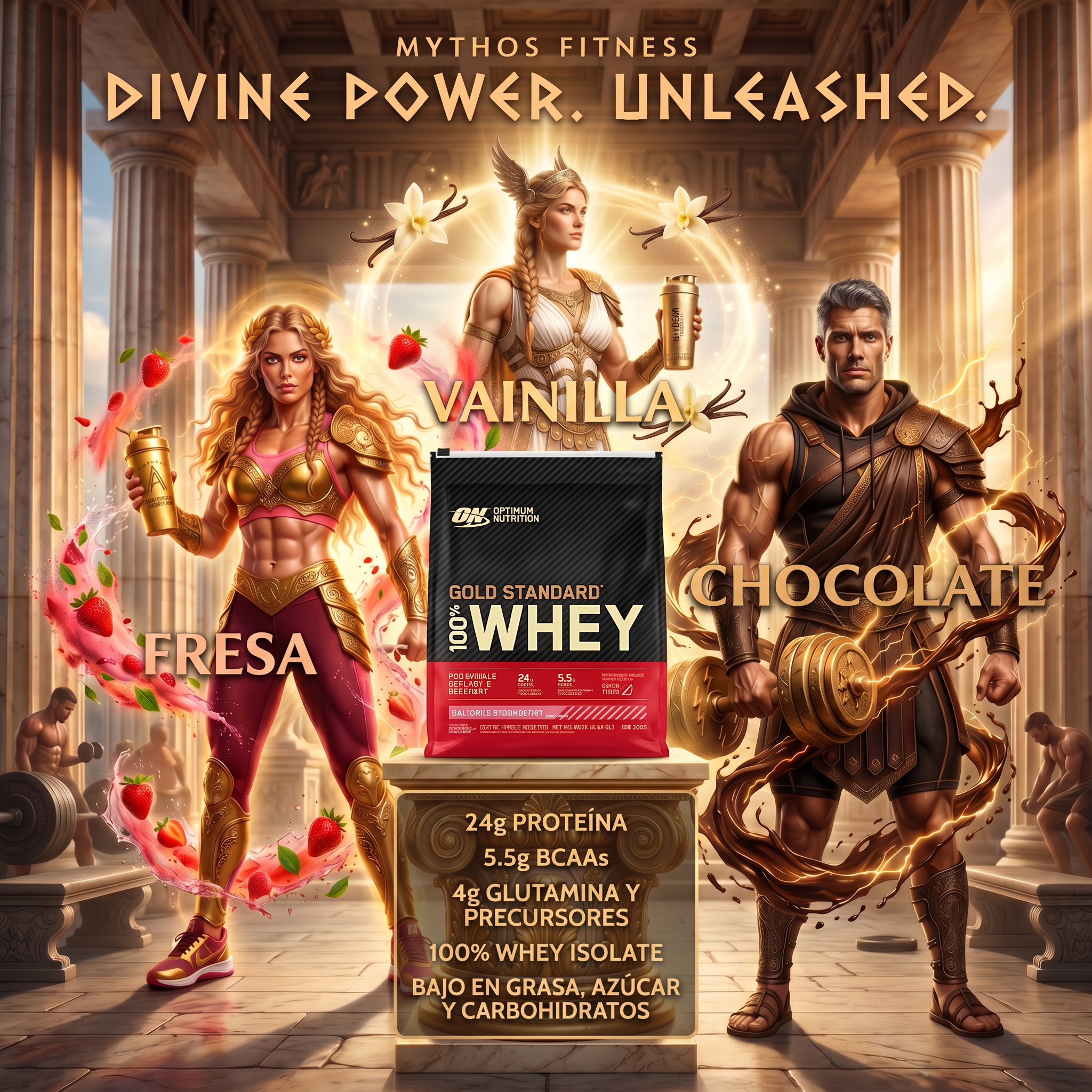 Gold Standard 100% Whey 10 lb | Proteína Premium para Ganancia y Recuperación Muscular